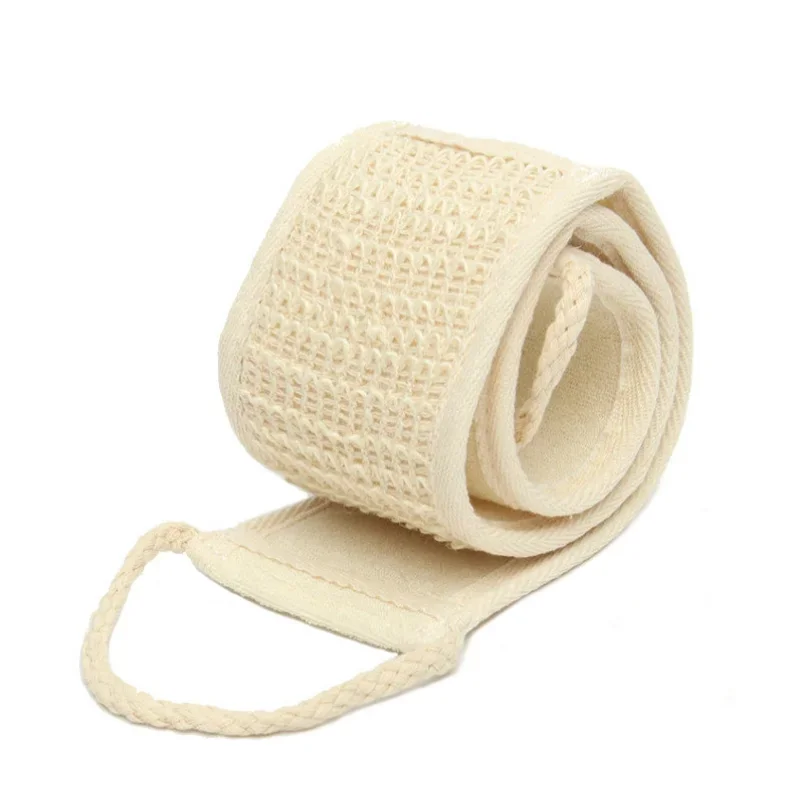 Natural Loofah Back Pull Strip Bath Gloves Exfoliating Skin Wash Foam Towel Massage Shower Scrubber Body Cleaning Towel New