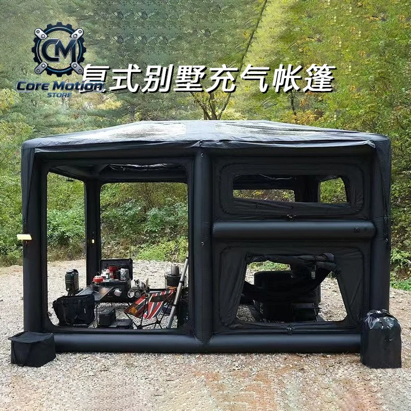 Outdoor Portable Foldable Multi-Functional Tent Two Floors