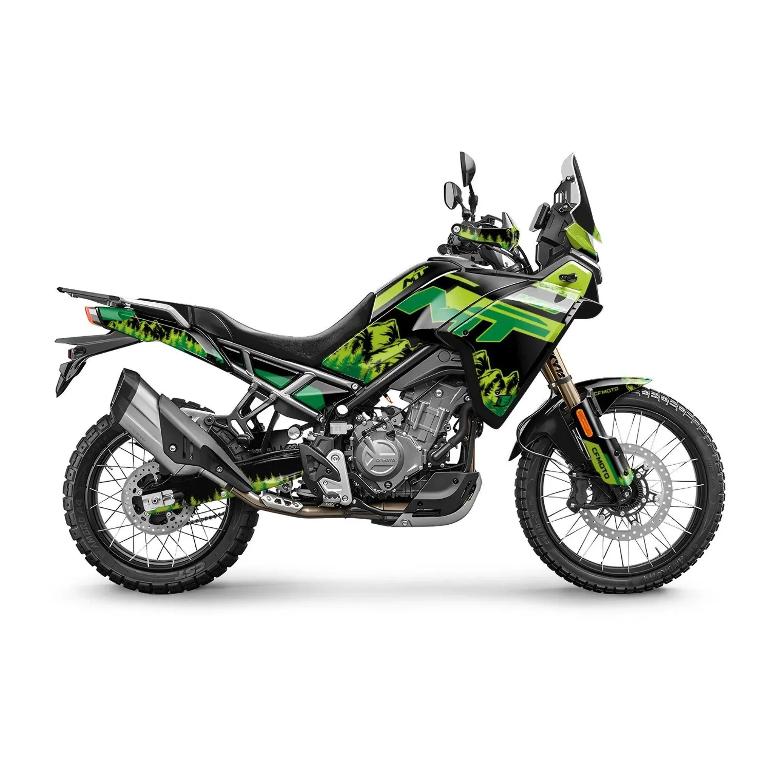 Motorcycle Body Fairing Sticker Decal Protective Street Bike Full Graphic Kit  For CFMOTO 450MT 2024-2026 Design 19