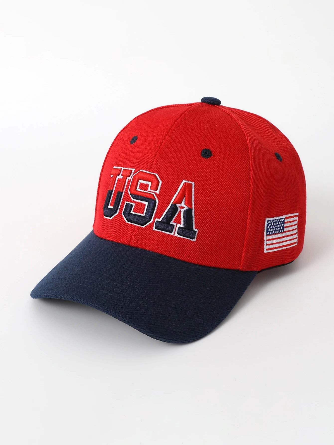 1PCS Fashion American alphabet embroidered baseball cap American flag pattern baseball cap Girls boys all-purpose baseball cap