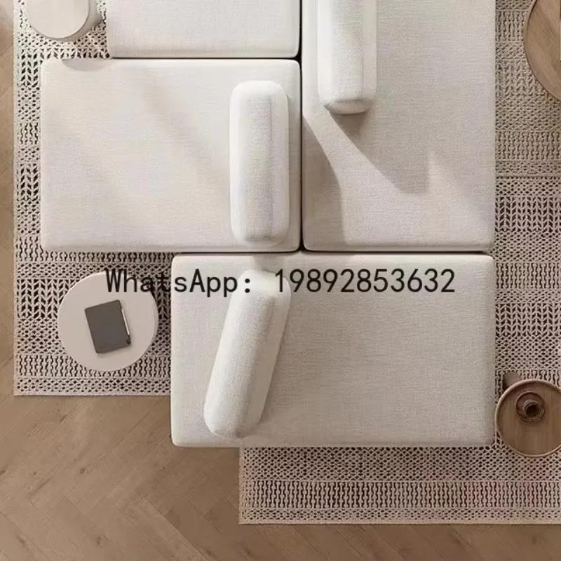 

a-15 sofa: modular, minimalist living room sofa for large apartments - armless, removable fabric