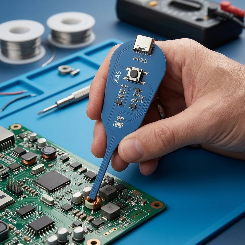 For Type-C Powered Non-contact Inductance Tester for Rapid Detection of Open Circuits and Short Circuits on PCBs