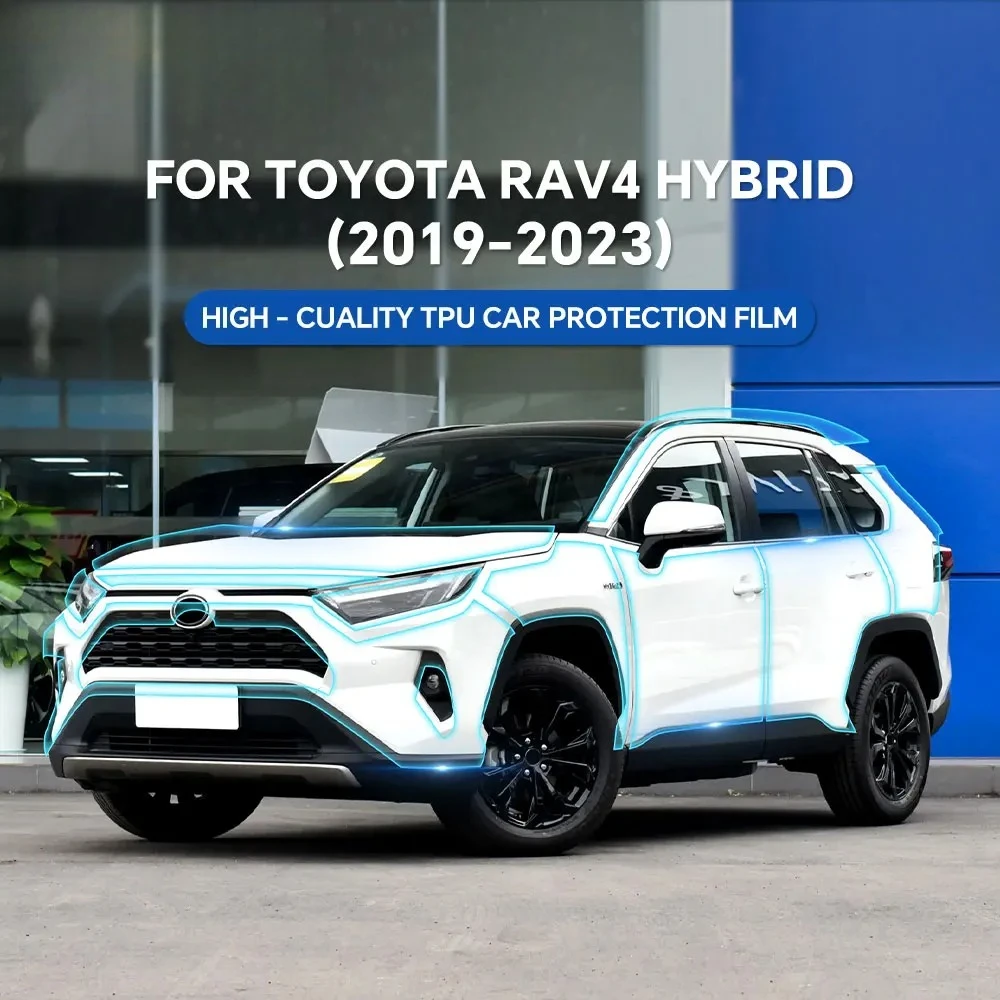 

Car Body Precut Paint Protection Clear Film for Toyota RAV4 Hybrid XA50 2019-2024 PPF TPU Anti-scratch Sticker Resistant Repair