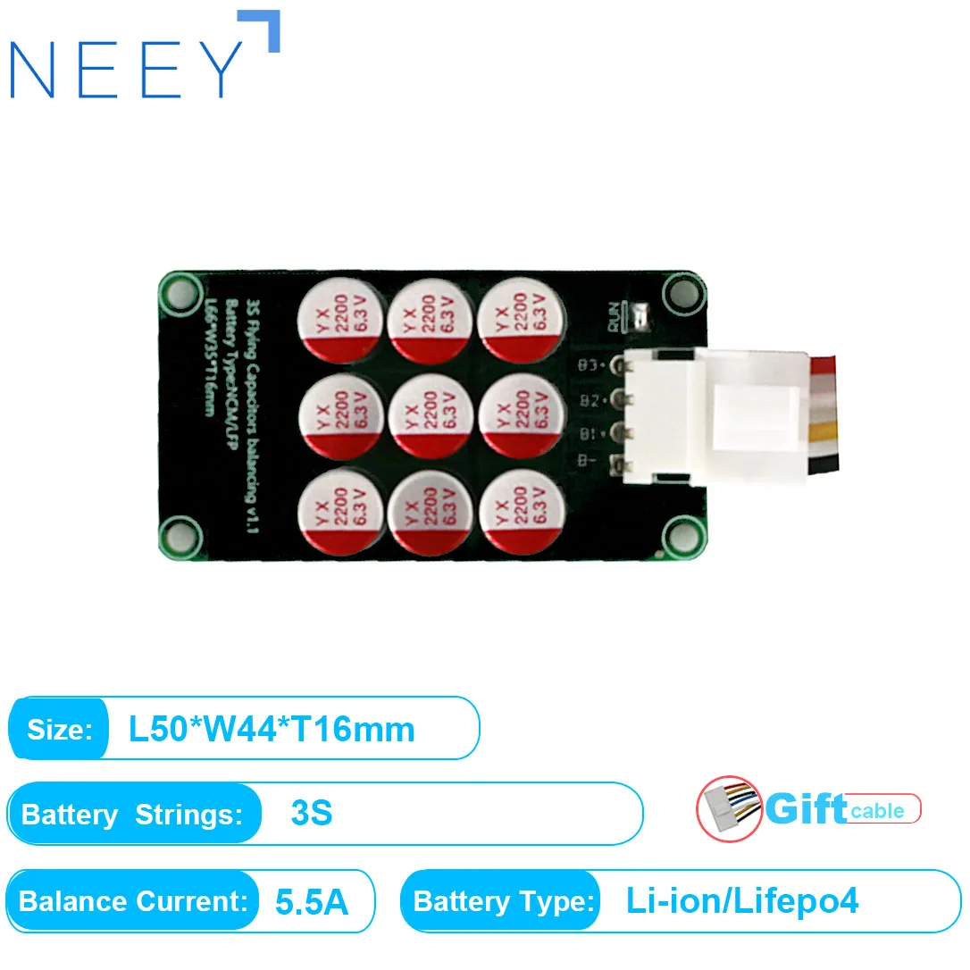 HANKZOR NEEY 5A 3S 4S 5S 6S 7S 8S 9S 10S 11S 12S 13S 14S 15S 16S 17S Aktiver Equalizer Balancer Lifepo4/Llipo/lto Batterie-Energiekondensator 6