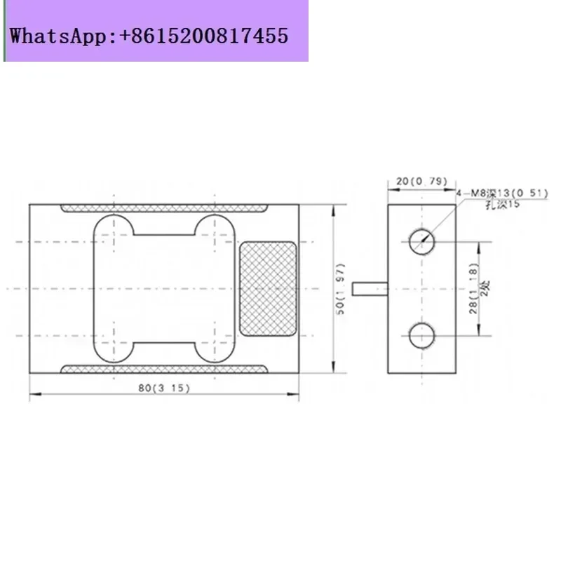 ZEMIC AVIC Plaza Electric Measurement L6H5 Load Sensor High Precision Weight Sensor 6KG8KG10KG20KG30k