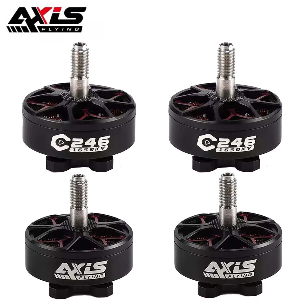 

4PCS AxisFlying C246 C2406 2406 1650KV 1850KV 2050KV 2650KV Brushless Motor 6S for 5inch/6inch FPV Freestyle Drone