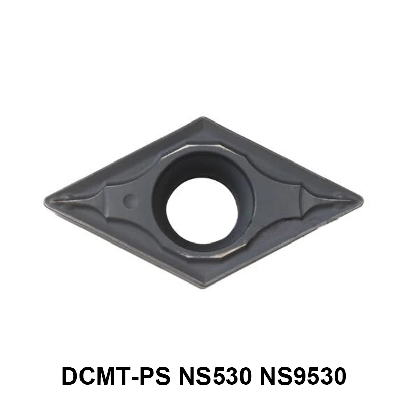 Insertos de carburo CNC, accesorio Original DCMT DCMT11T302-PS AH725 DCMT11T304 DCMT11T308-PS NS530 NS9530 T9125 T9115 DCMT070202-24 MPJ350