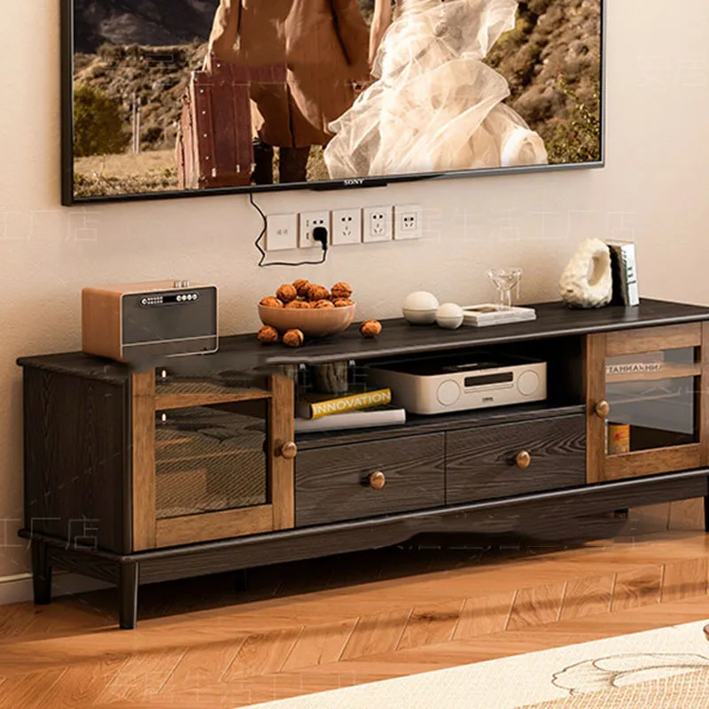 

Fireplace Retro Tv Stands Luxury Coffee Movies Mobile Living Room Tv Table Dressers Designer Archivadores Trendy Furniture