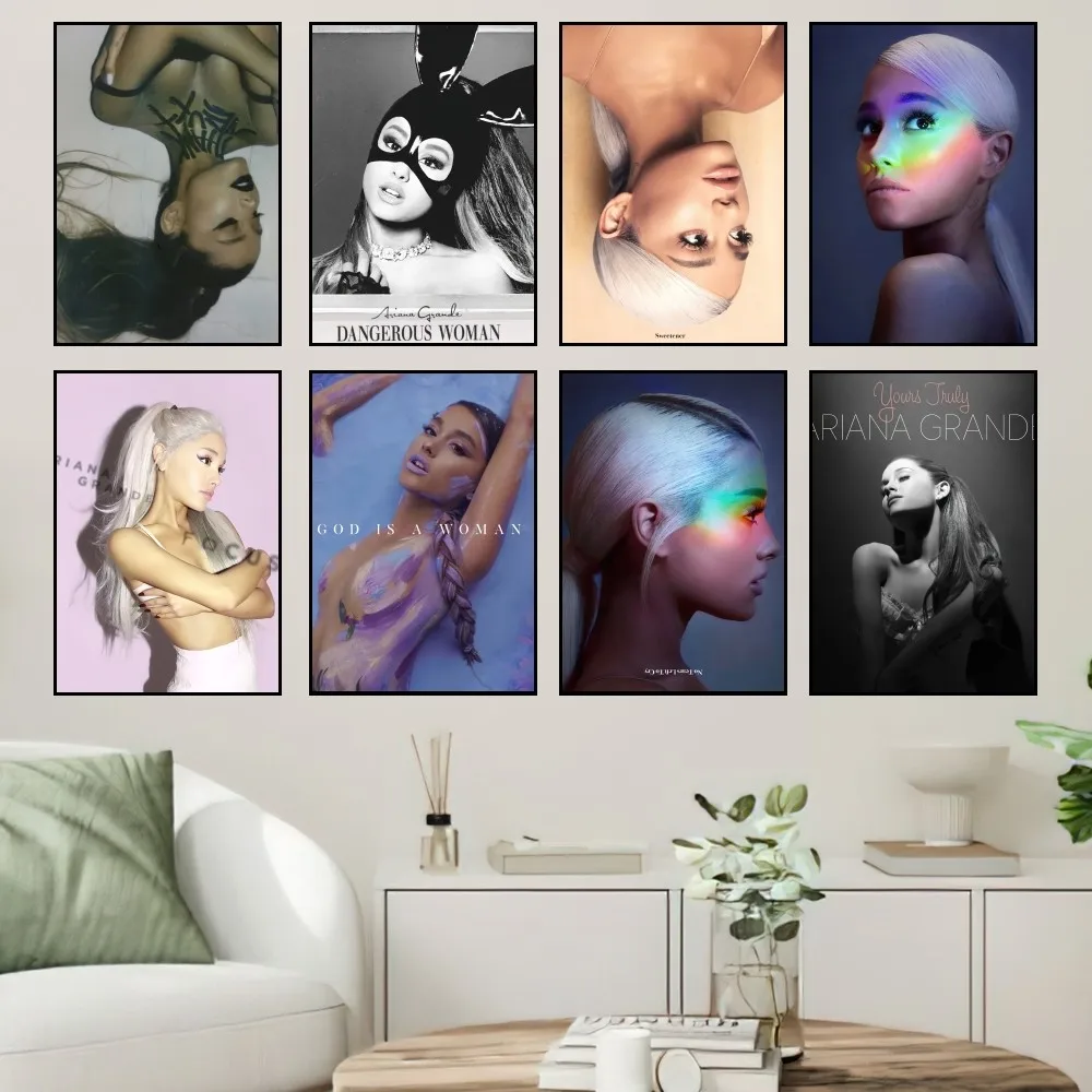 

Singer A-Ariana Cool G-Grande Poster Home Prints Wall Painting Bedroom Living Room Decoration Office