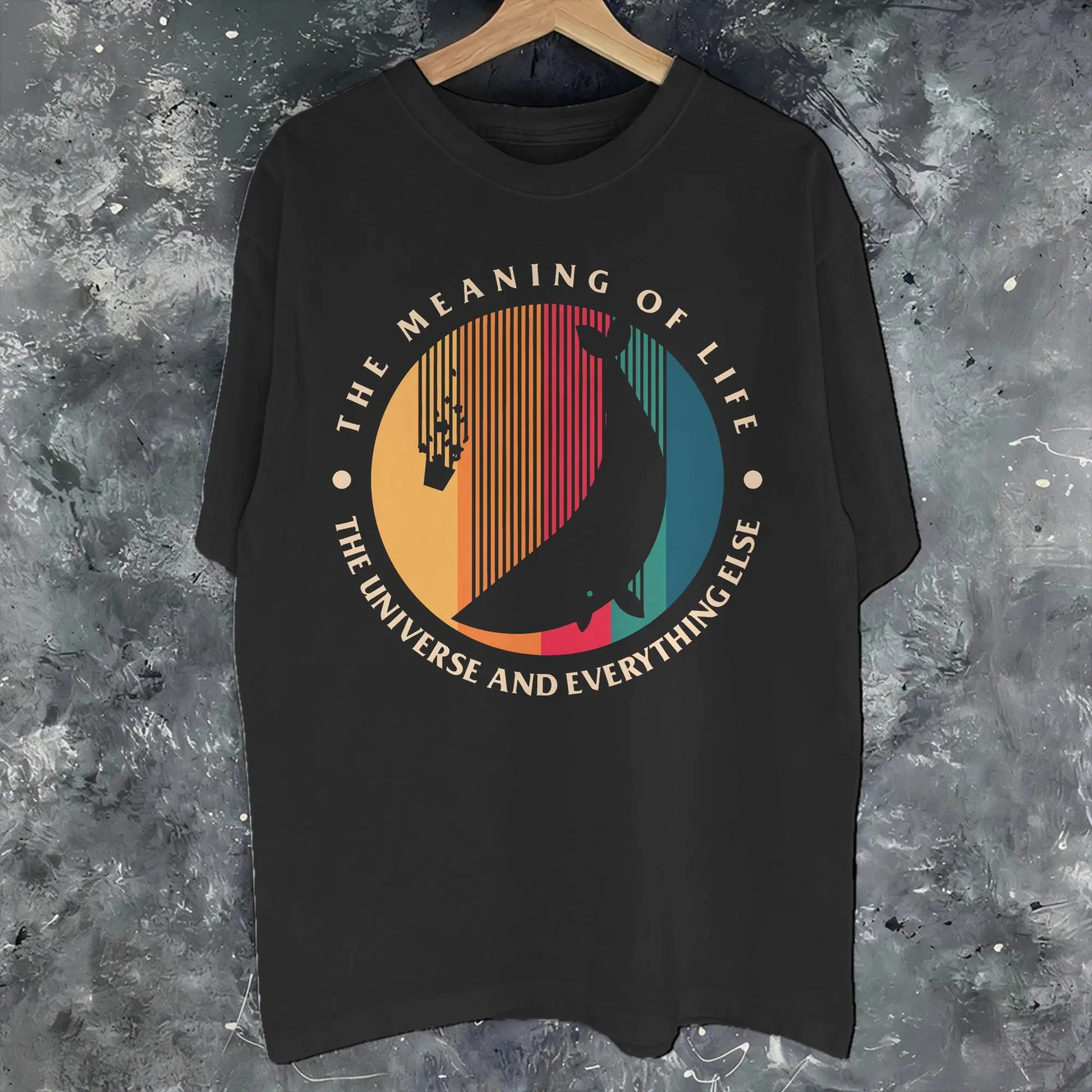 dont panic 42 The Answer To Life Douglas Adams  New Arrival T Shirt Men Women  Cotton  Tee Shirt Clothes