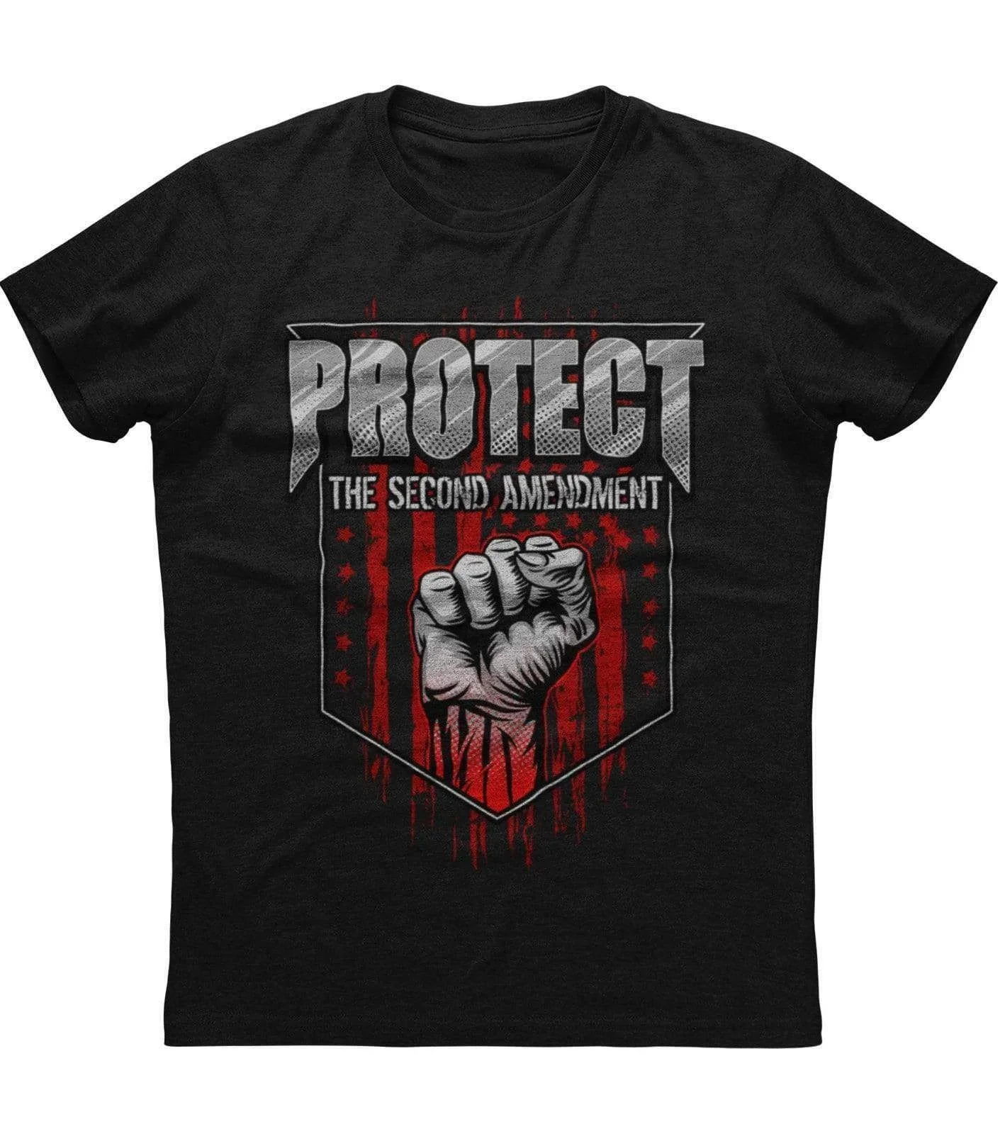 Protect The Second Amendment Gun Rights Patriotic T-Shirt 100% Cotton O-Neck Summer Short Sleeve Casual Mens T-shirt Size S-3XL