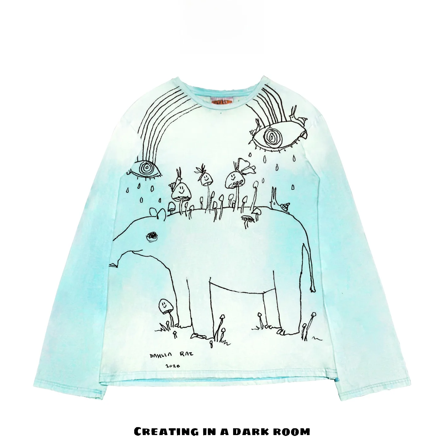 アーティスト-jhyq-ドーパミン-グラフィティ-ラインワーク-ウォーンイン-ダーティー-tシャツ-ユニークなサブカルチャー-ファッション-ハンドメイド-中国ブランド-no25-テスト