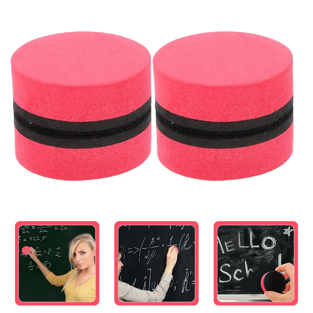 

10 Pcs Whiteboard Eraser Erasers Cute Dry Classroom Chalk Round and Chalkboard Felt Cloth for Blackboard Dog