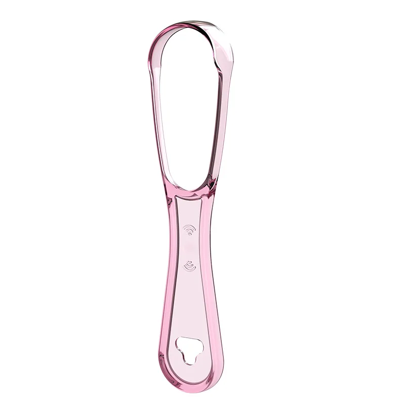 Скребок для языка для взрослых, чистка языка для удаления дыхания, многоразовые чистящие средства, пищевые пластиковые скребки для рта