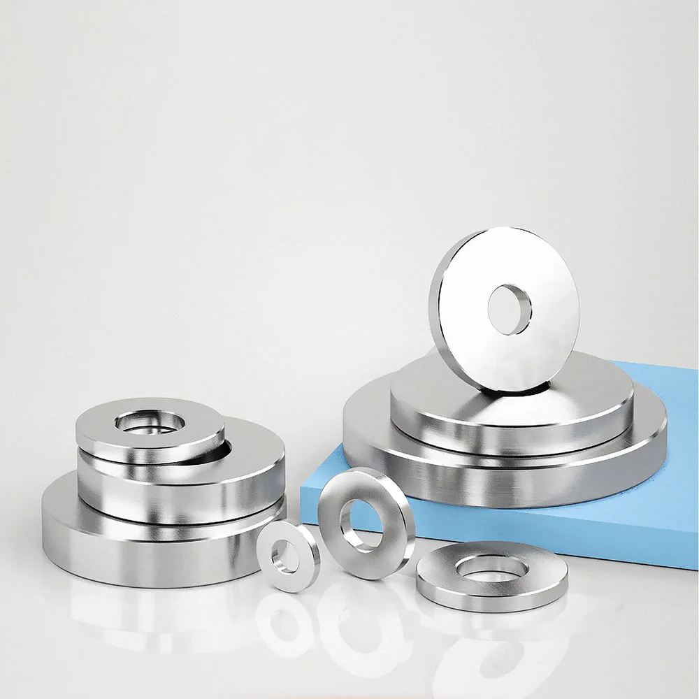 M2 M3 M4 M5 M6 M7 M8 M8.6 M9 M10 M11-M40 304 Stainless Steel Smooth Extra-thick Washer Enlarged Flat Gasket Thick 3/4/5/6/8mm