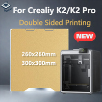 Build Plate For Creality K2/K2 Pro PEI Double Sided Frosted Build Plate 260x260mm Premium PEl Coating K2 3D Printer Accessories