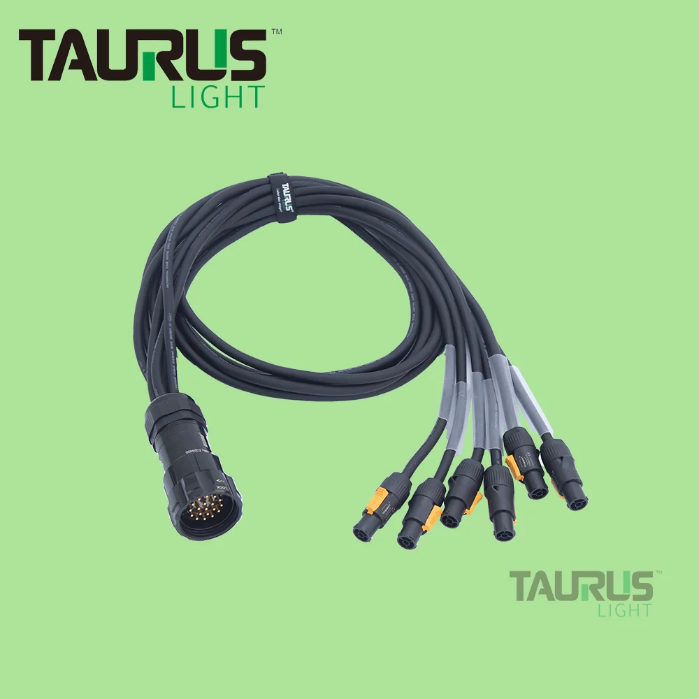 Socapex to Powercon True1 Cable