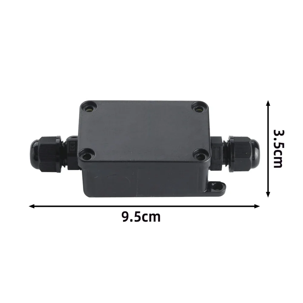 1 Pcs 2 Way IP66 Outdoor Waterproof Cable Connector Junction Box With Terminal 450V