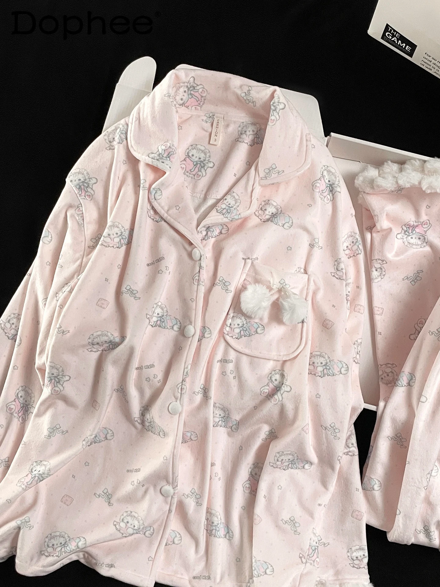 pijamas-de-manga-larga-de-terciopelo-fino-para-chica-de-estilo-japones-para-mujer-conjunto-de-ropa-de-casa-calida-y-gruesa-de-lana-con-dibujos-animados-novedad-de-2025