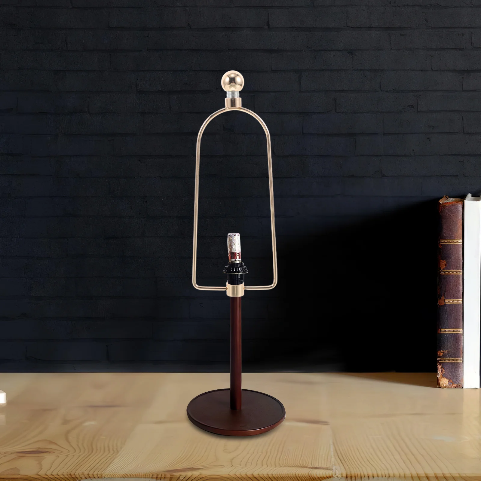 الكريستال الجدول مصباح القيثارة حامل الثقيلة المعادن الظل قوس DIY بها بنفسك تركيبة إضاءة مصباح استبدال أجزاء الأجهزة