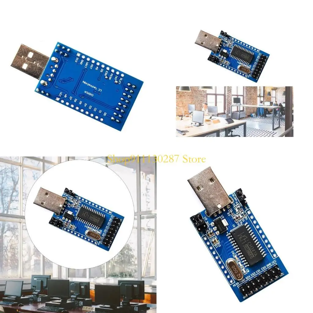 

J1HC USB TO UART IIC ISP EPP MODULES CH341A USB Параллельный адаптер