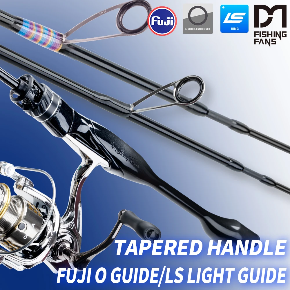 مراوح الصيد أوركا فوجي أو دليل بكرة خشخيشة مقعد مدبب مقبض خفيف للغاية الغزل الصب قضيب الصيد #1