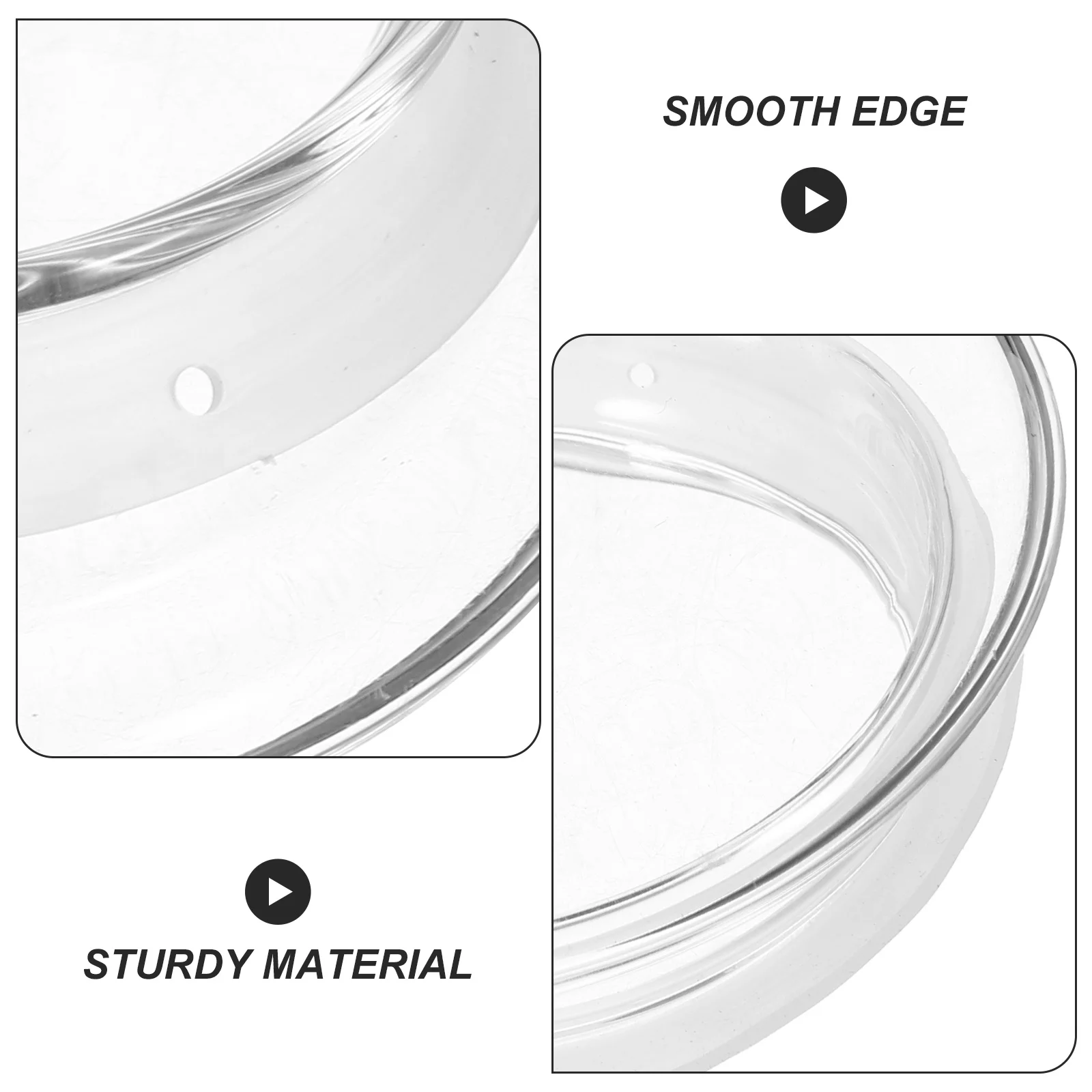 

2Pcs Water Jug Glass Lid Silicone Replacement Cover Airtight Sealing Spill Proof Pitcher Cap Water Pitcher Caps Reusable