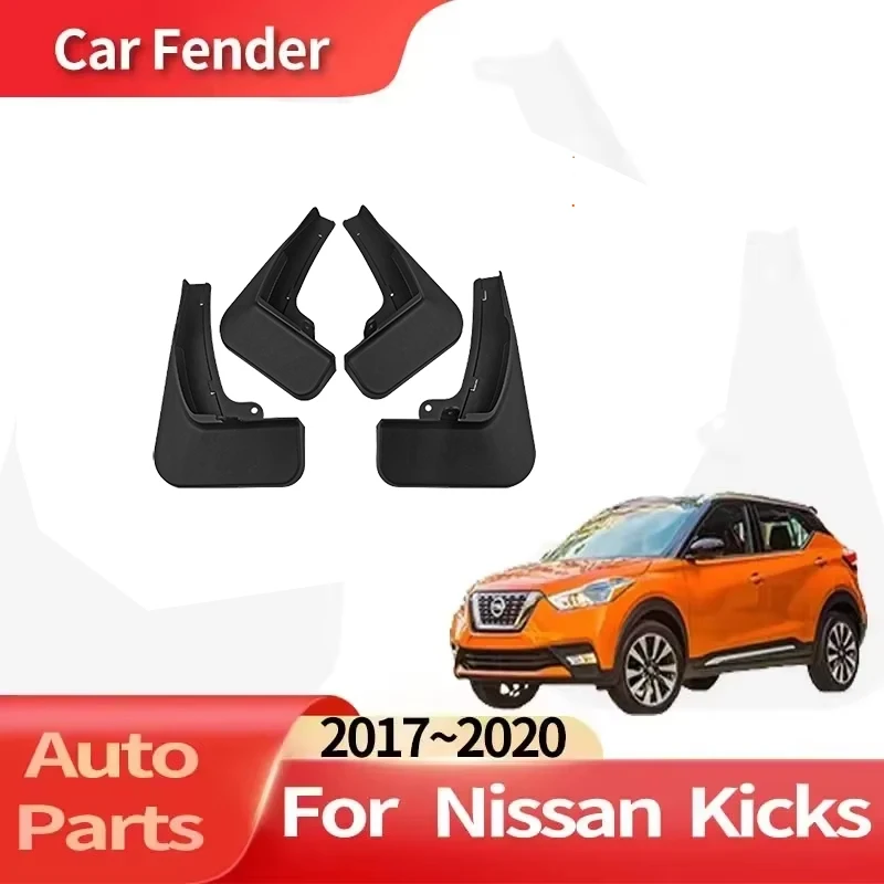 

Auto Accessories For Nissan Kicks 2017~2020 Lining Car Fender Anti-sand Splash Mud Guard Skin Punch-free Installation Car Tools