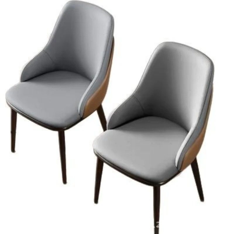 

Modern simple dining chair household light luxury high-end Italian hotel commercial negotiation