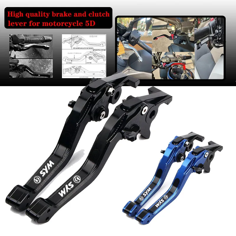 オートバイ-5d-ブレーキクラッチレバー-sym-jetx-joymax-z-evo-vts-gts-drg-bt-cnc-調整可能なバイクブレーキレバー