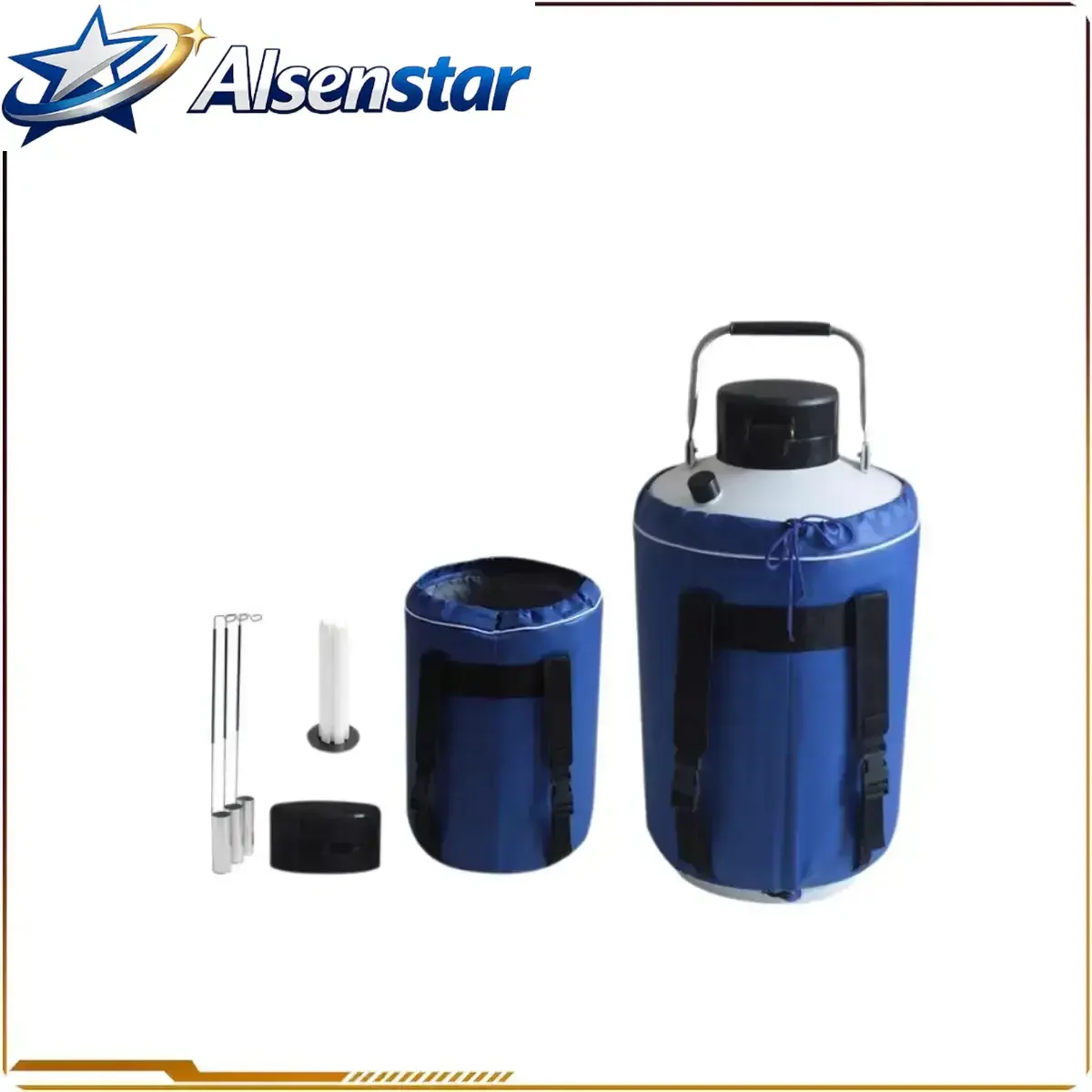 50Mm Caliber 10L Liquid Nitrogen Container Cryogenic Tank Dewar Liquid Nitrogen Container with Liquid Nitrogen Tank