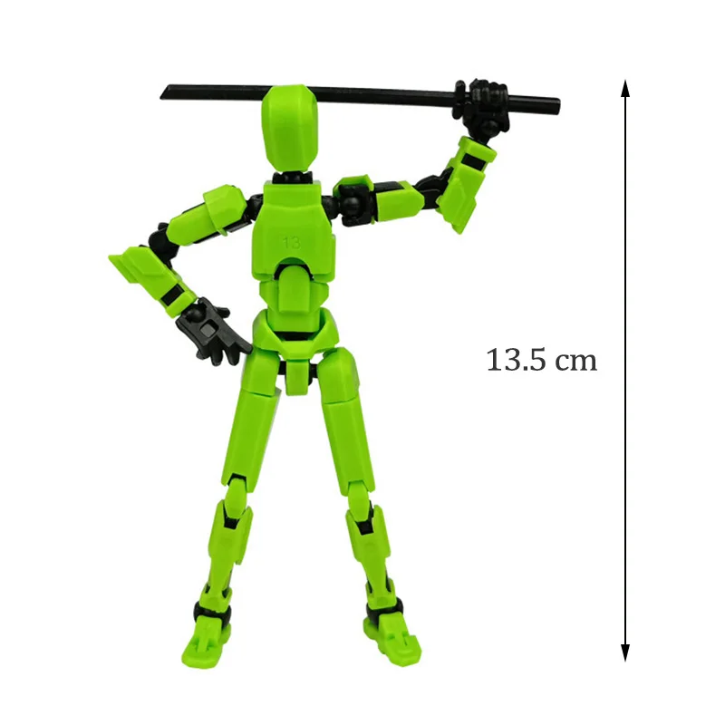 1/4/6 قطعة تجميعها تيتان T13 عمل أرقام روبوت مجموعة لعبة للطفل ثلاثية الأبعاد مطبوعة متعددة المنقولة المفاصل محظوظ دمية ديكورا الكبار هدية
