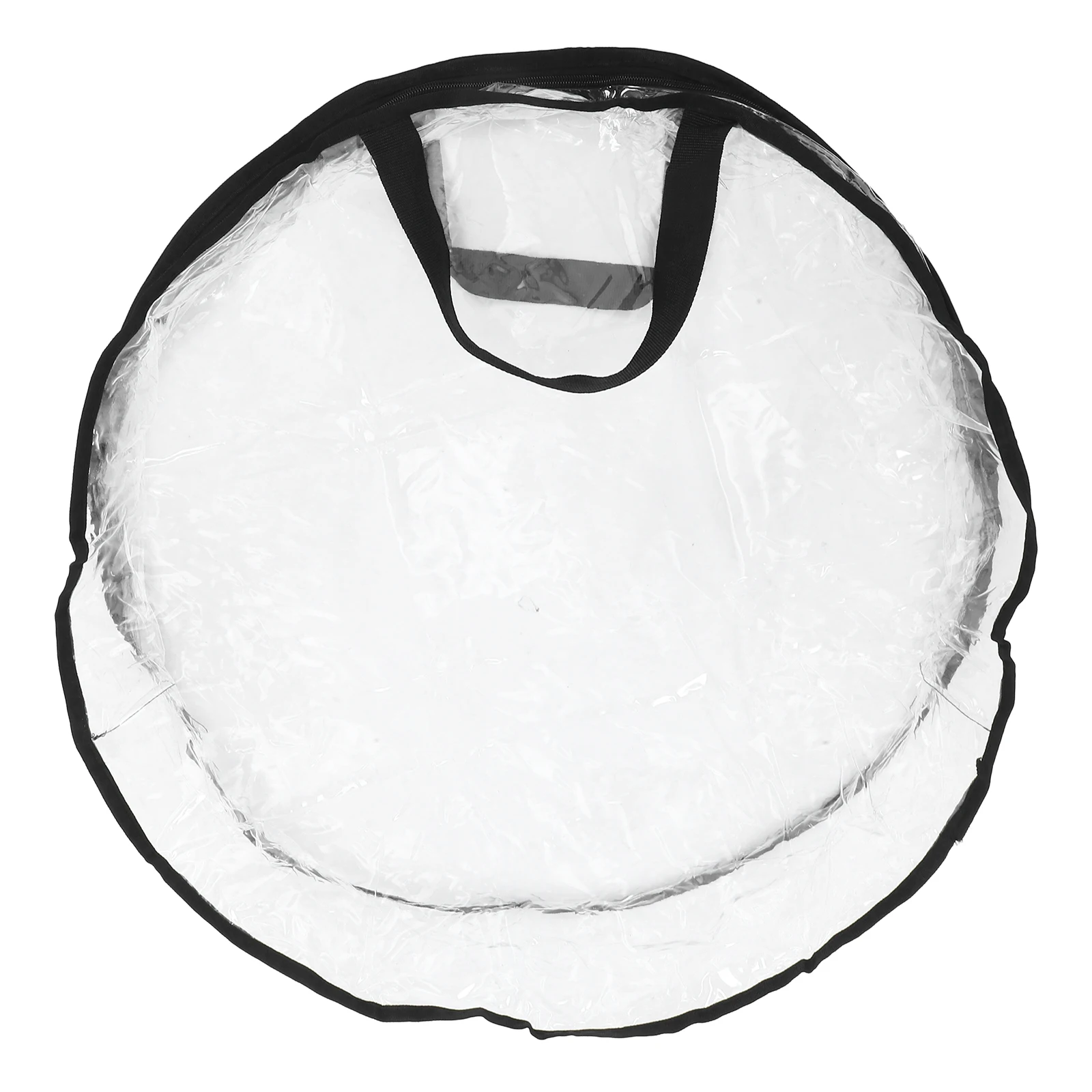 

Transparent Christmas Wreath Storage Bag Waterproof Foldable Clear PVC Organizer for Wreaths Up to 60cm Diameter Large Capacity