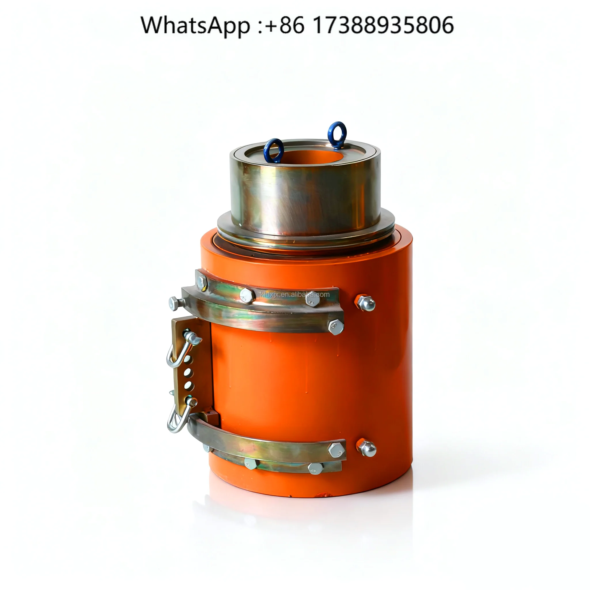 300t-400 Tons Steel Hollow Hydraulic Jack Post-Tension Electric Pretension Plunger Cylinder for Bridge Prestress