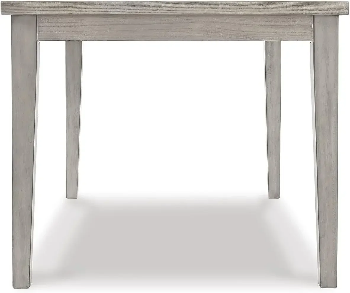 Design by Ashley Parellen Modern Farmhouse Rectangular Dining Room Table, Gray