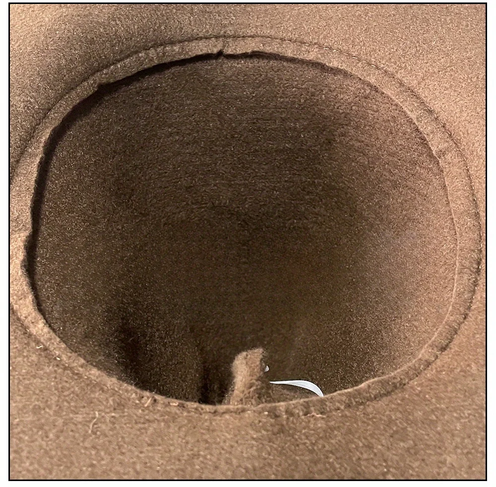 Hochwertiger doppelseitiger schwarzer Hexenhut aus Samt für Damen, spitzer hoher Hut, Zaubererhut, Party- und Performance-Dekorationshut – Detail 5