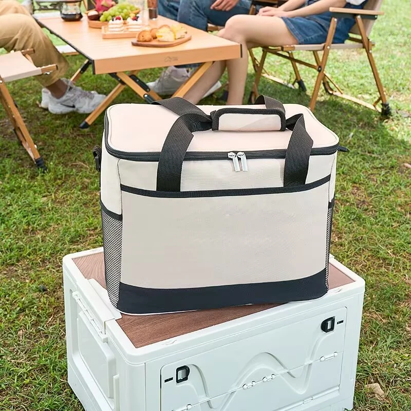 

Outdoor Camping Storage Cooler Lunch Box Thermal Bag Travel Tableware Handbag Insulated Bag for Camping Picnic Tool Lunch Bag