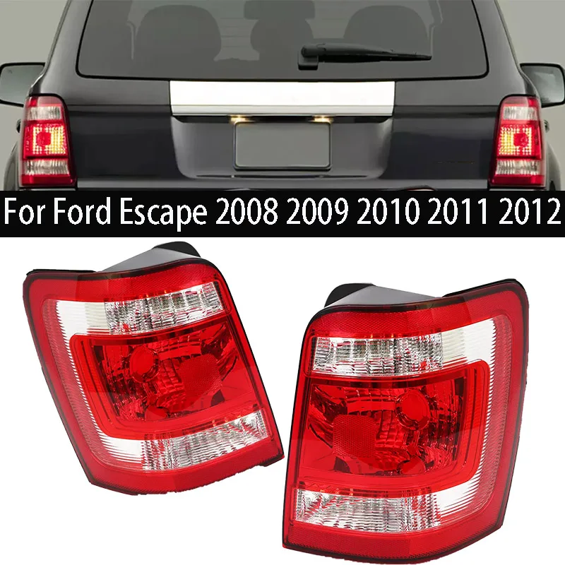 Tail Light for Ford Escape 2008-2012 Car Rear Tail Lamp Housing Cover Brake Light Cover Without Bulb FO2800210 FO2801210