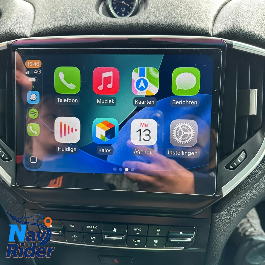 

Автомагнитола Android GPS Stereo 4G WiFi с мультимедийным плеером для Maserati Ghibli 2014-2020, 10.26-дюймовый изогнутый экран, CarPlay