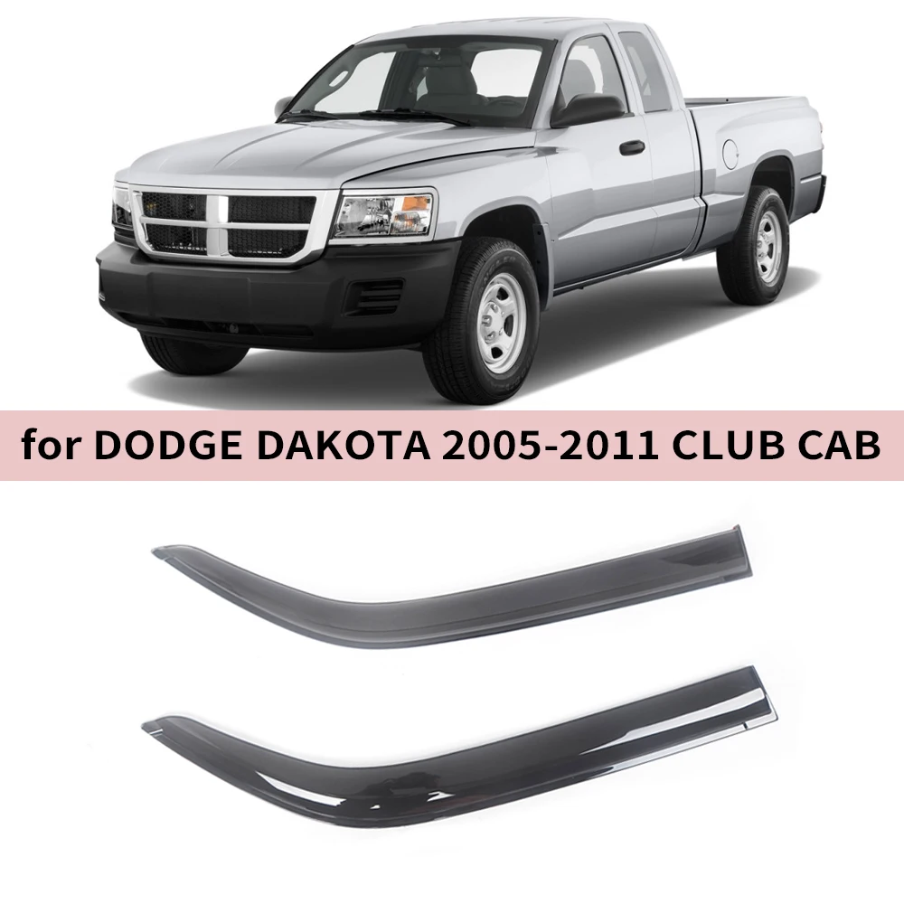 

Оконный козырек для DODGE DAKOTA CLUB CAB 2005 2006 2007 2008 2009 2010 2011, ветровые дефлекторы, защита от дождя, дверной козырек, вентиляционные шторы