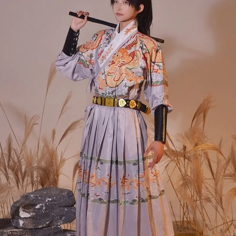 

Pmwrun Longyuan Flying Fish Suit Jinyi Wei Suit Ming System Men and Women With Lovers Spring and Autumn Hanfu