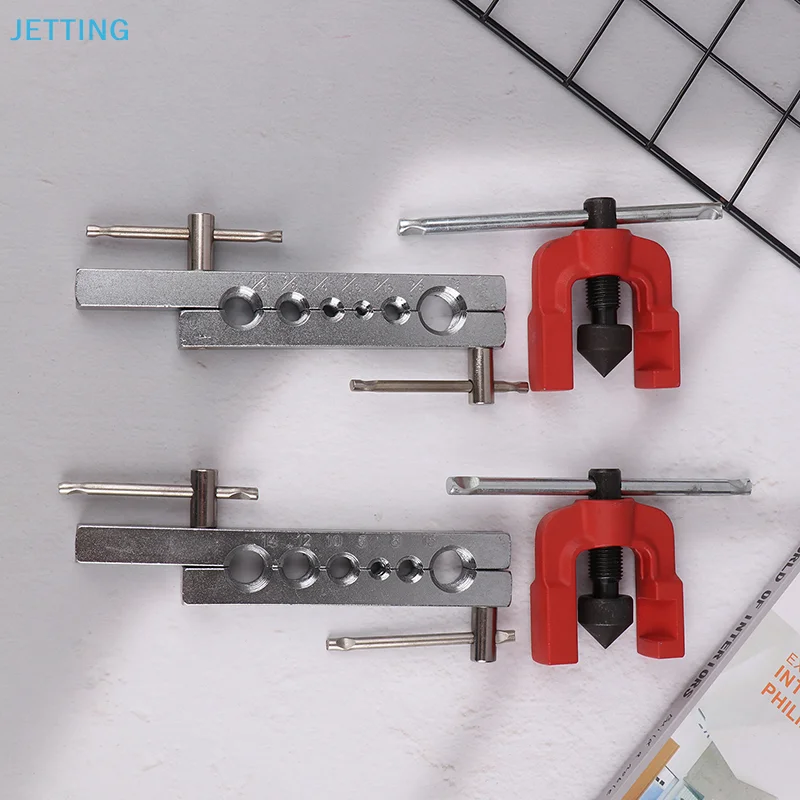 6-15mm Tube Cutter Flaring Tool Kit Tube Expander Expansion Mouthparts Pipe Cutter Reamer Device For Copper Tube Flaring Tools