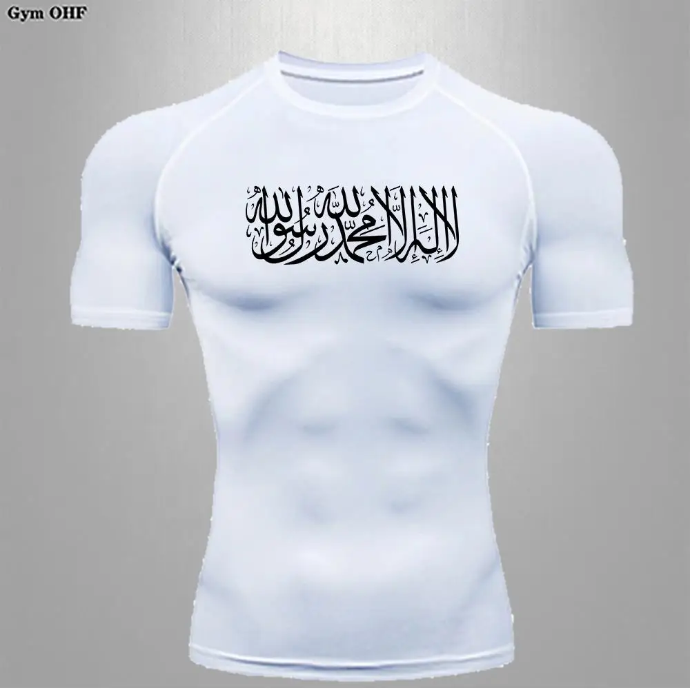 Camiseta Deportiva de Manga Corta para Hombre, para Fitness, Boxeo, Culturismo, Ciclismo, Yoga, con Estampado de Anime, para Gimnasio, MMA, Entrenamiento