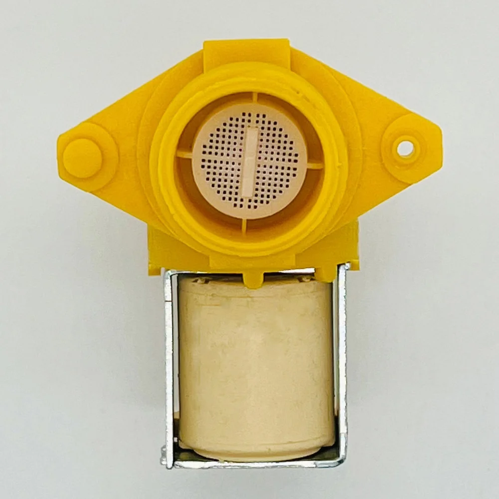 Electromagnetic Water Inlet Valve 220V for Laundry Machine Compatible with Multiple Washing Machine Models Size 12x12x6cm