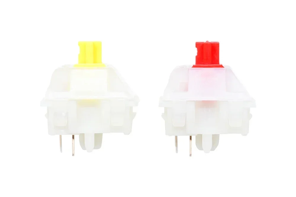 Switch 5pin RGB linear Tactile Yellow Red Switch for mechanical keyboard Pre Lubed  Nylon PA66 45g 50g POM SMD