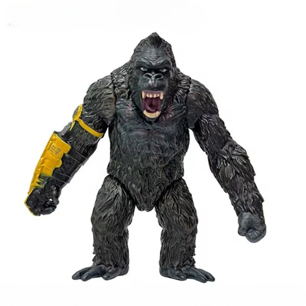 Film King Kong Vs. Godzilla populer karakter evolusi edisi bekas luka Raja indah boneka buatan tangan Model ornamen mainan anak-anak