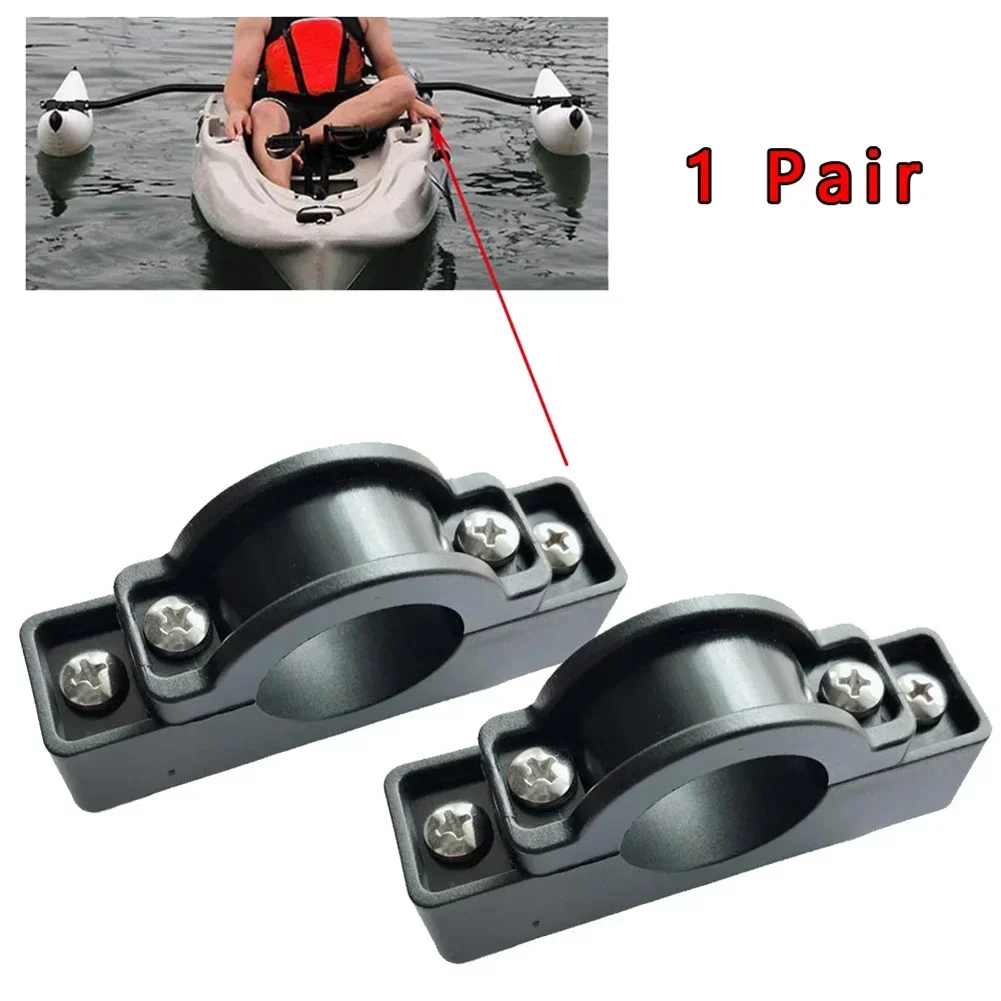 2pcs Kayak Canoe Standing Float Stabilizer Outrigger Mount Holder Pole Clip Kayaking Outrigger Stabilizers Boats Accessories NEW