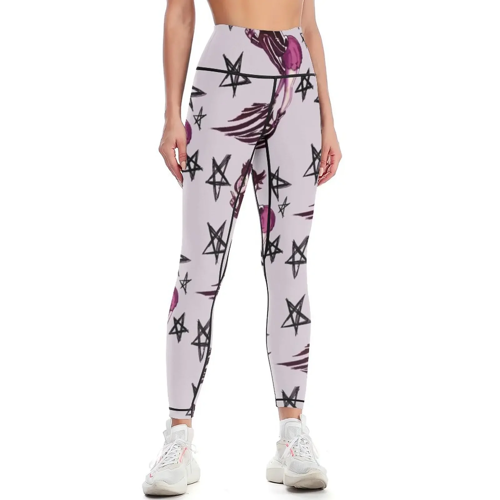 

Marnie Team Yell Punk Shadow Leggings harem pants sports tennis for sportswear gym sport legging Womens Leggings