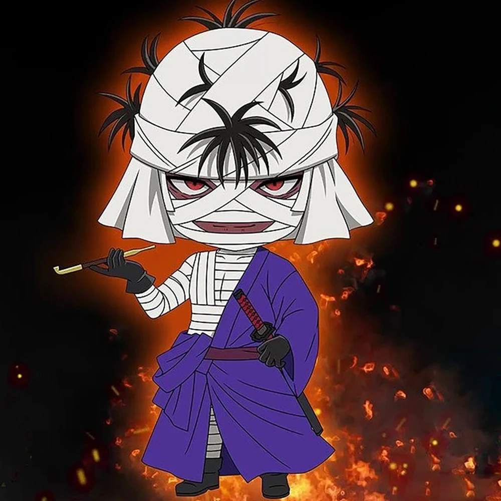 

%100 Original Good Smile Company Nendoroid (#2845) Rurouni Kenshin Meiji Kenkaku Romantan Kyoto Douran Shishio Makoto Toys Model