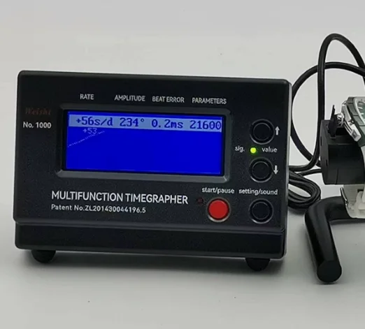 No.1000 / No.1900 Multifunctional Watch Timegrapher, Timing Tester & Calibration Instrument for Watchmaker Repair